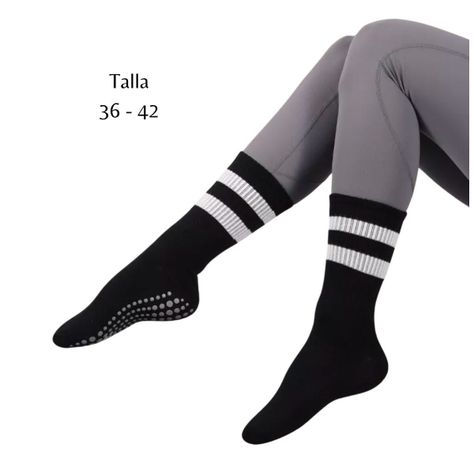 Calcetines Antideslizantes Algodon Yoga Fitness Set 4 Pares-4
