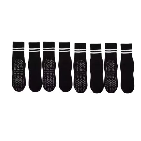 Calcetines Antideslizantes Algodon Yoga Fitness Set 4 Pares-5