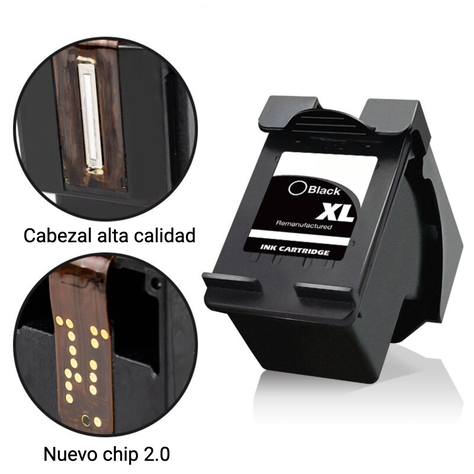 CARTUCHO | TINTA HP 122 XL NEGRO ALTERNATIVO ALTO RENDIMIENTO-1