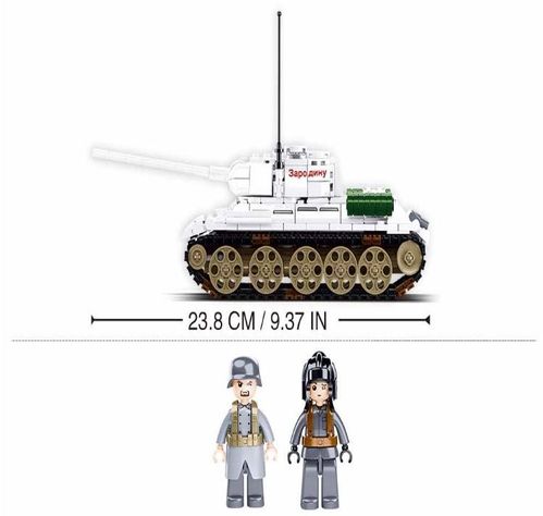 Tanque 2da Guerra Mundial T-34 Blanco RUSO-4