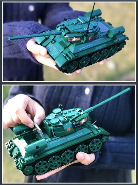 Tanque 2da Guerra Mundial T-34 Verde RUSO-5