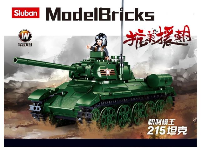 Tanque 2da Guerra Mundial T-34 Verde RUSO-4