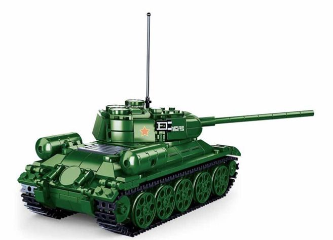 Tanque 2da Guerra Mundial T-34 Verde RUSO-2