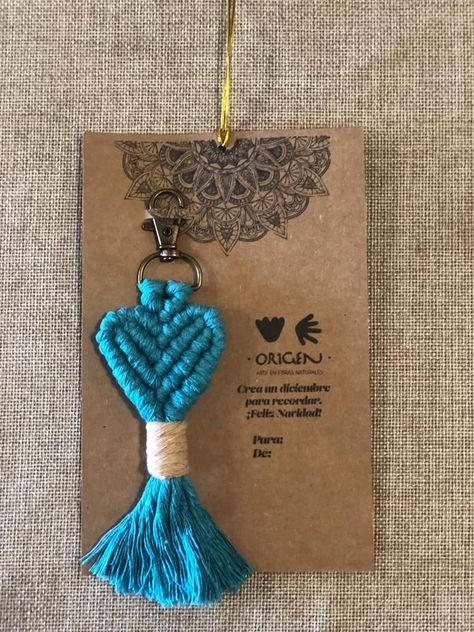 Llavero Boho de macramé-0