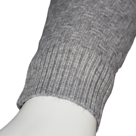 Sweater De Hombre Cuello V Gris-4