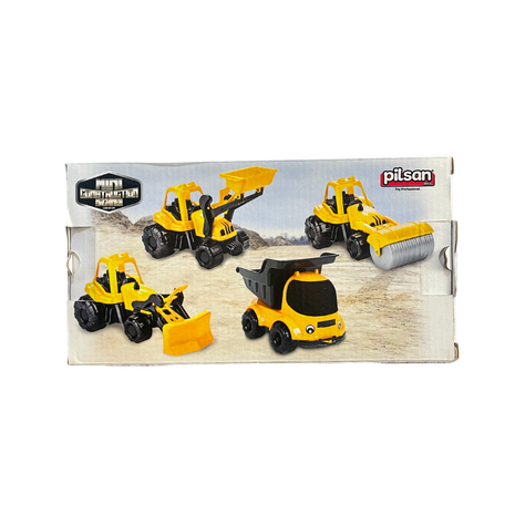 Mini Camión De Volteo Juguete Construcción Amarillo-5