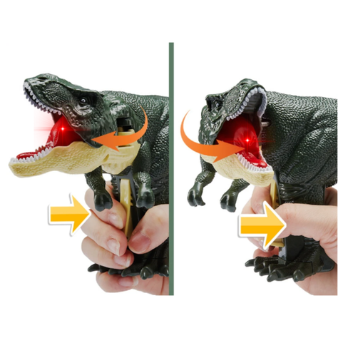 Dinosaurio ZA ZA Juguete T-Rex Con Movimiento, Luz y Sonidos-4