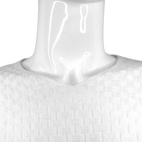 Sweater De Hombre Cuello V Blanco-1