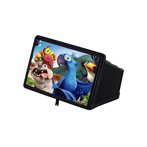 Nuevo Amplificador Blanco Pantalla 12 Portátil 3d Screen Magnifier-5