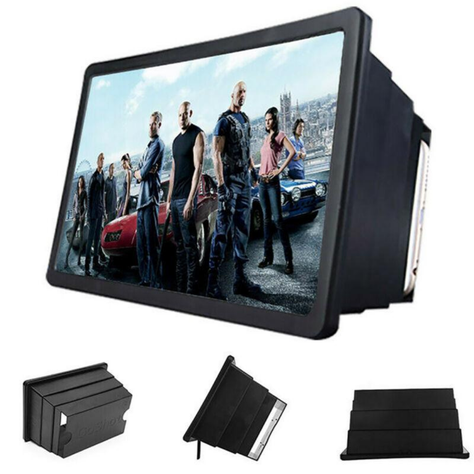 Nuevo Amplificador Pantalla 8 Portátil 3d Enlarged Screen F2-2