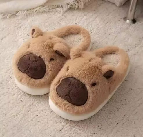 Pantuflas capibara infantil-1