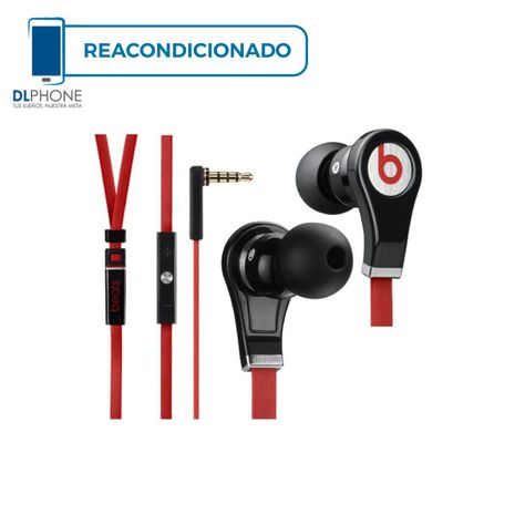 Beats tour 1 Generación Negro/Rojo/Plata Reacondicionado-1