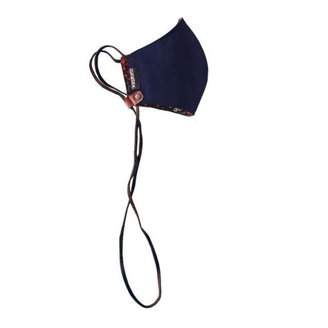 Mascarilla con nano cobre con strap de cuero-1