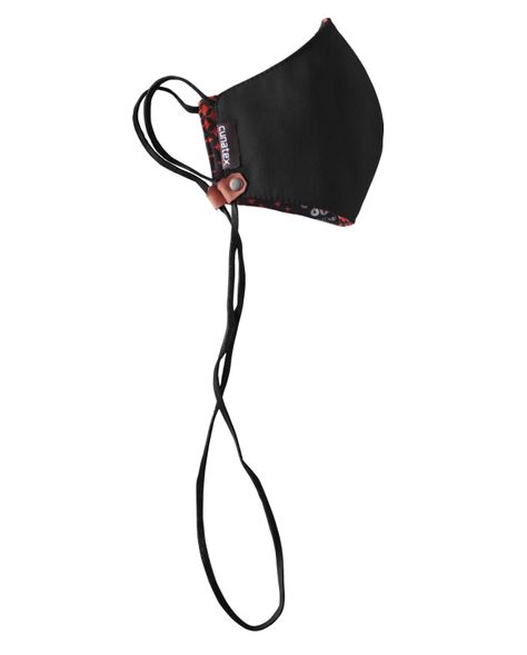 Pack 3 Mascarillas nano cobre strap cuero reutilizables -0