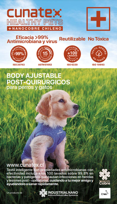Body de cobre rojo para perros talla 00, 0 y 1-1