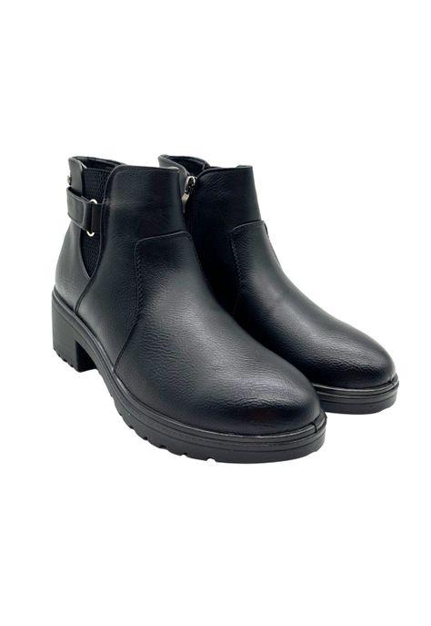 Botin Mujer Casanova Negro Via Rosmini-5