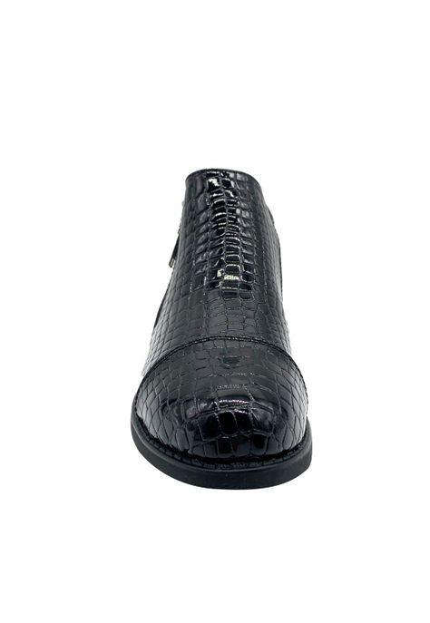 Botin Mujer Oliveta Negro Via Rosmini-2