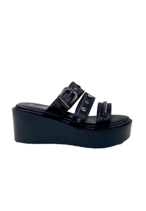 Sandalia Negro Sheryl Mujer Maria Pia-0