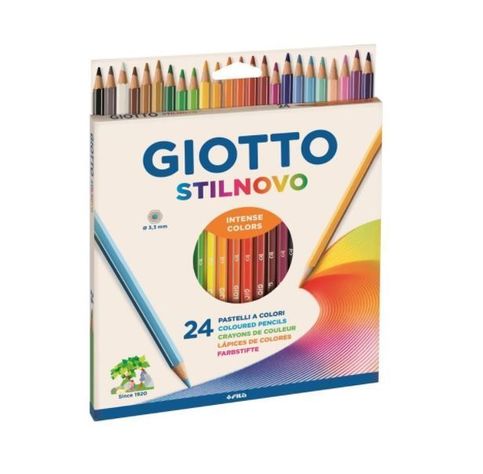 LAPICES 24  COLORES INTENSOS STILNOVO GIOTTO-0