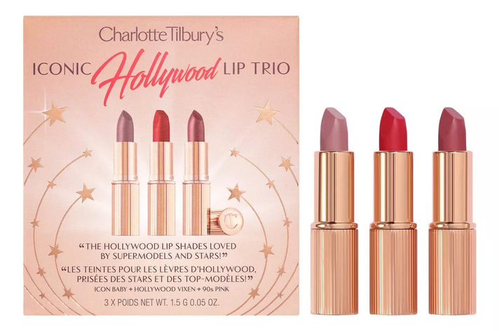 Mini trío icónico de pintalabios Hollywood de Charlotte Tilbury-0