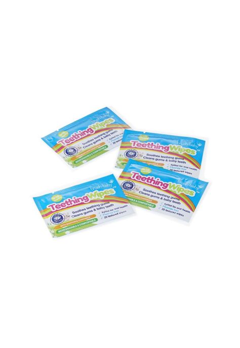Toallitas Biodegradables para Dentición (20 unidades)-4