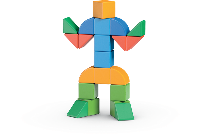 Figuras Magnéticas MAGICUBE Mundo 32U-Línea Eco-3
