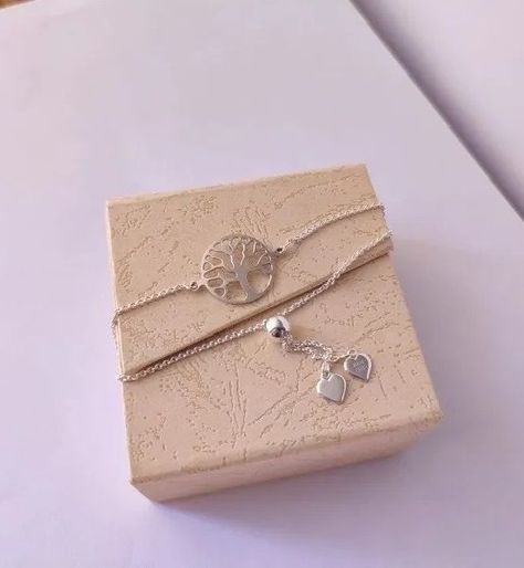 PULSERA AJUSTABLE ARBOL DE LA VIDA EN PLATA ITALIANA 925-0