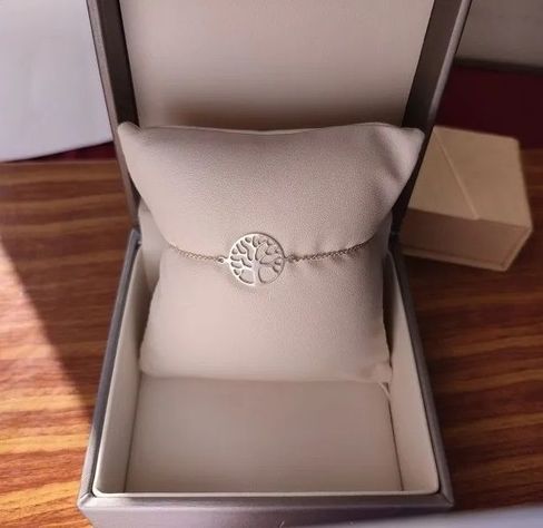 PULSERA AJUSTABLE ARBOL DE LA VIDA EN PLATA ITALIANA 925-1
