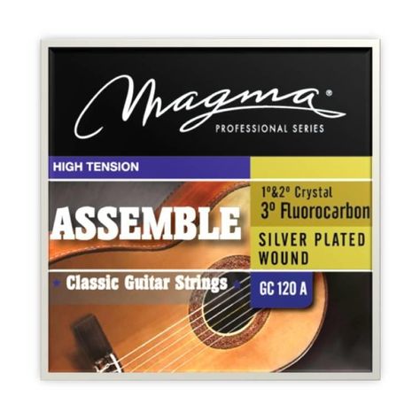 Set Cuerdas Guitarra Clásica Assamble GC120A Magma-1
