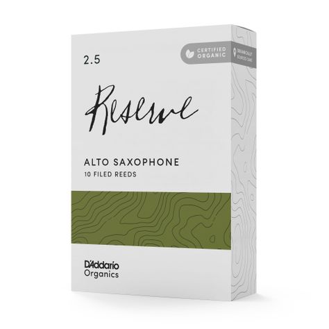 Cañas Saxo Alto 2.5 Organic Reserve Pack 10 Daddario-1