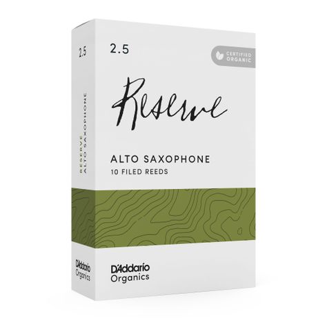 Cañas Saxo Alto 2.5 Organic Reserve Pack 10 Daddario-4