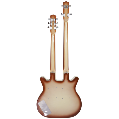 Guitarra/Bajo Doble Mástil Copper Burst DB604 Danelectro-1