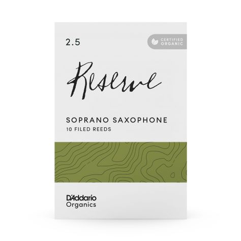 Cañas Saxo Soprano 2.5 Organic Reserve Pack 10 Daddario-2