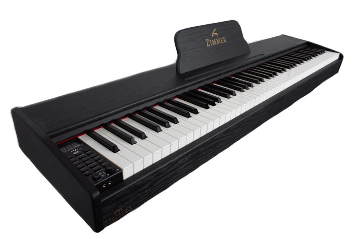 Piano Digital Portable Zimmer Negro ZIM-800-BK-4