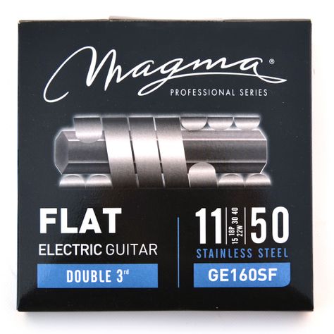 Set Cuerdas Guitarra Eléctrica  Flat GE160SF Magma-0