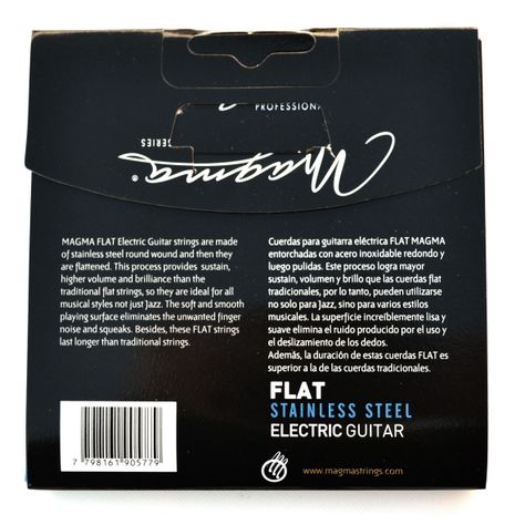 Set Cuerdas Guitarra Eléctrica  Flat GE160SF Magma-1
