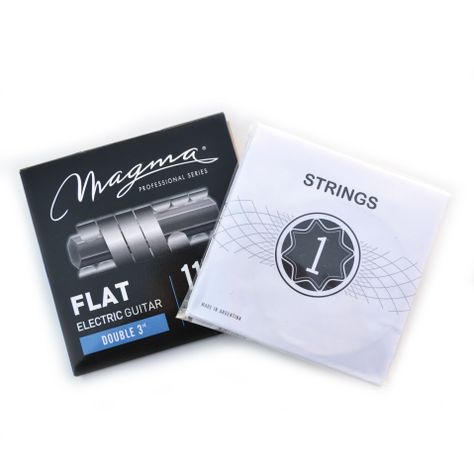 Set Cuerdas Guitarra Eléctrica  Flat GE160SF Magma-3