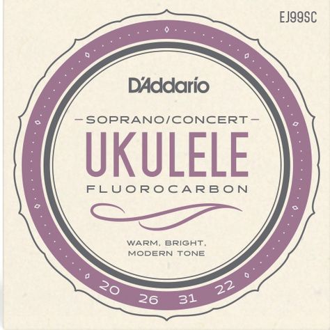 Set Cuerdas Ukelele Soprano-Concierto EJ99SC Daddario-0