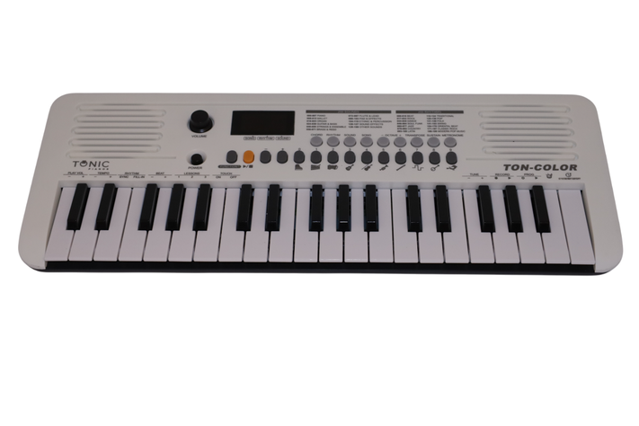 TON-Color teclado 37 Notas White Tonic-0