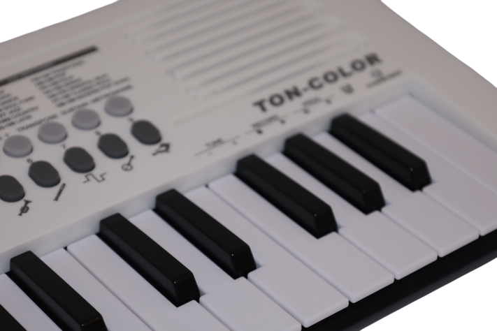 TON-Color teclado 37 Notas White Tonic-2