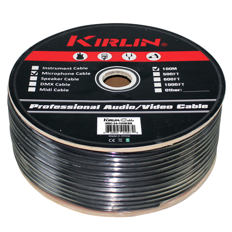 Rollo Cable Micrófono Kirlin Mbc-24 (100 Mts)-0