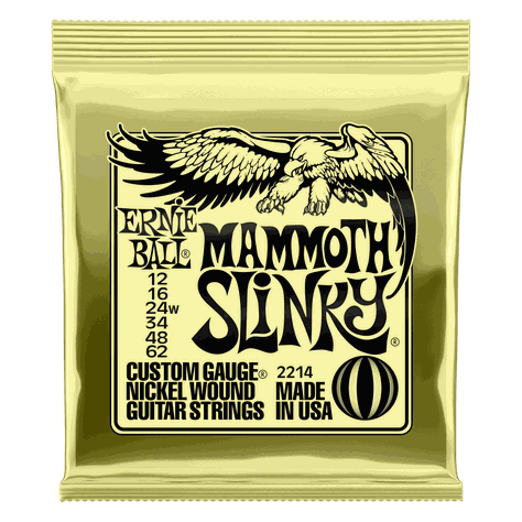 SET DE CUERDAS ERNIE BALL MAMMOTH SLINKY 12 – 62-0