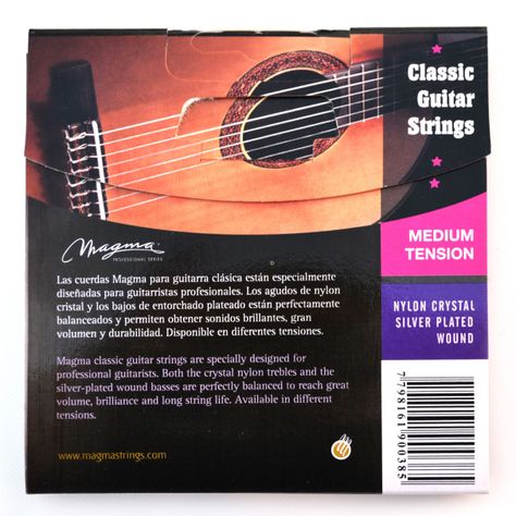 Set Cuerdas Guitarra Clásica GC110 Magma-1