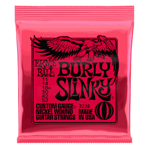 SET DE CUERDAS ERNIE  BALL BURLY SLINKY 11 – 52-0
