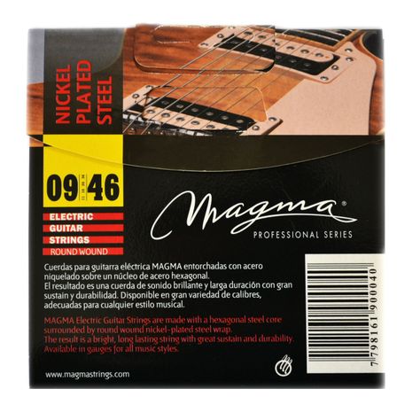 Set Cuerdas Guitarra Eléctrica GE130N Magma-1