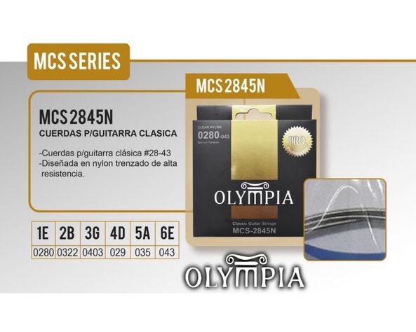 CUERDA GUITARRA CLASICA MCS 2845N Olympia-1