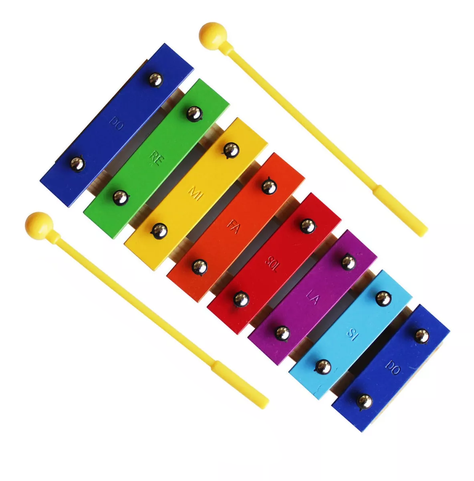 Metalófono Diatónico 8 Tonos Steel Color Call8-0