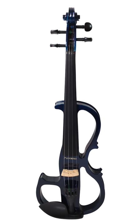 Violín Eléctrico Livorno 4/4 Azul LIV-E-41BL-0