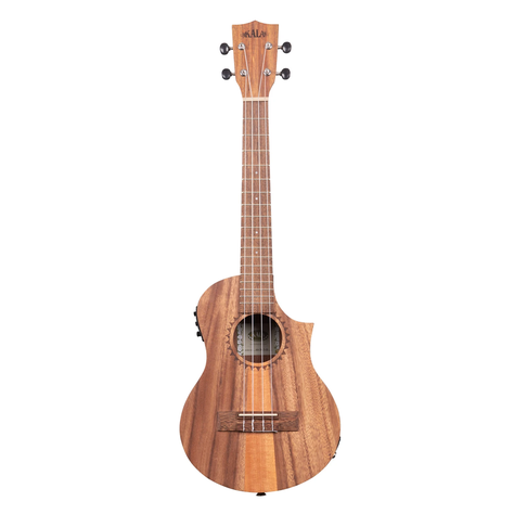 Ukelele Kala Teak Tri-Top Tenor Eq-0