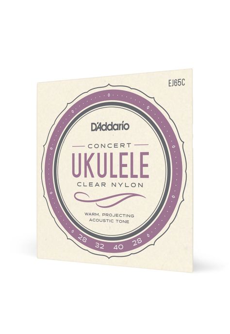 Set de cuerdas Ukelele Concert Clear EJ65C Daddario-1